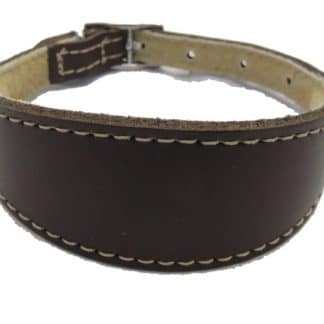 BBD Leather Hound Buckle Collar - Brown-0