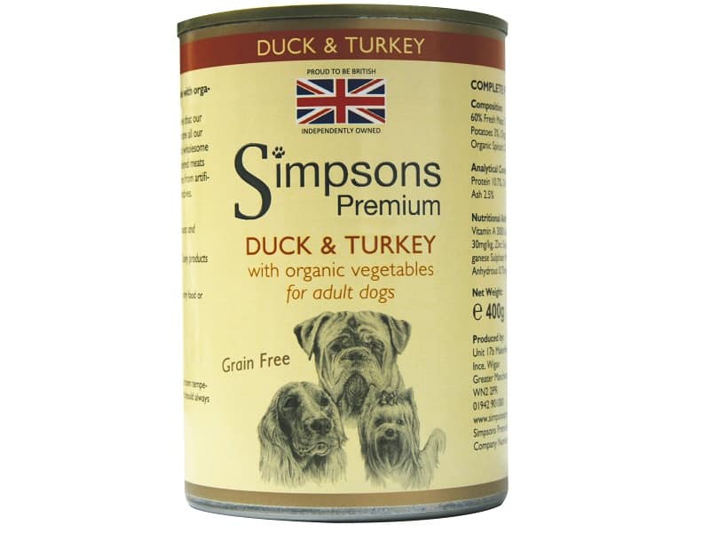 Simpsons Duck & Turkey Casserole with Organic Veg -0