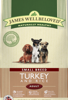 James Wellbeloved Adult Small Breed Turkey & Rice-0