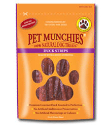 Pet Munchies Duck Strips 90g-0