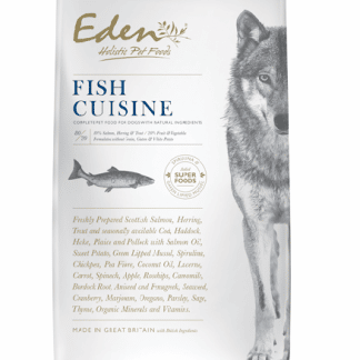 Image shows a bag of Eden Fish Cuisine
