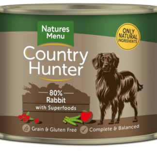 Natures Menu Country Hunter - Rabbit with Superfoods Tin 600g