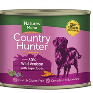 Natures Menu Country Hunter Wild Venison Adult Dog Food 600g