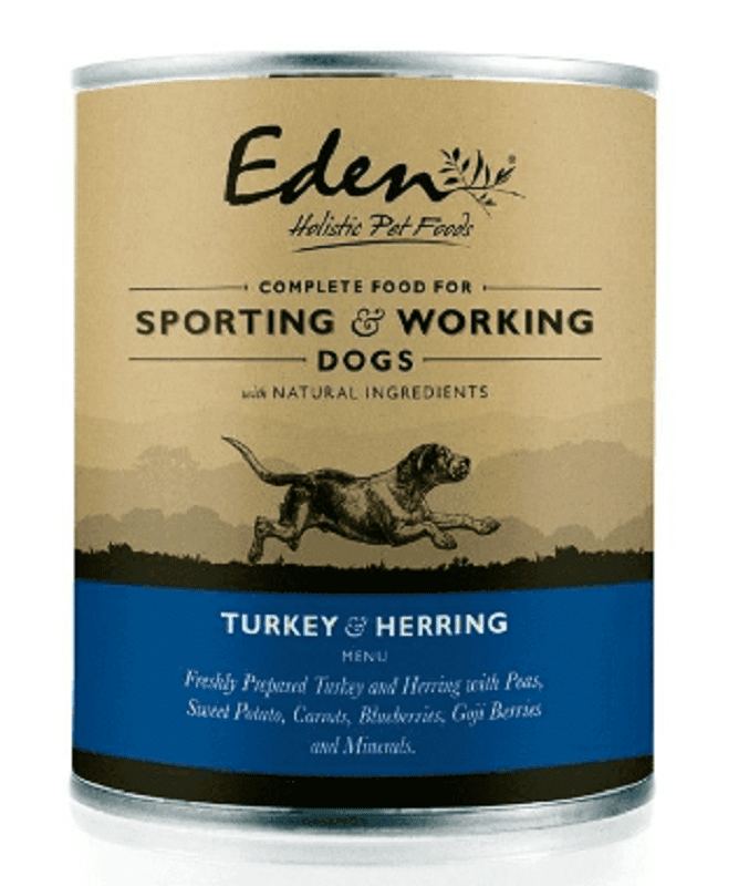 Eden Wet Food for Working and Sporting Dogs: Turkey and Herring