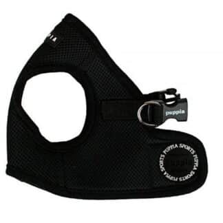 Puppia Soft Vest Jacket Harness- Black